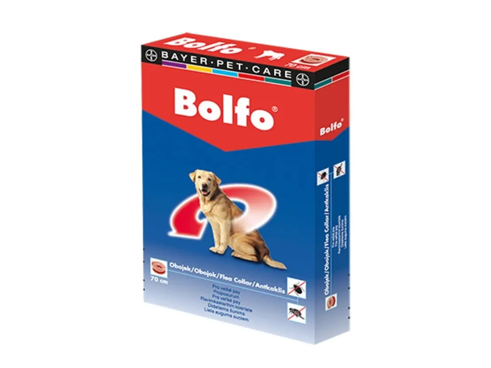 Beperkt Aanbod Bolfo antiparazitní obojek pro psy 70 cm