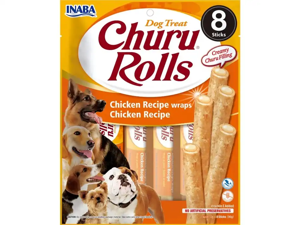 Churu rolls Dog ROLKY KUŘE 8x12 g Voordeelprijs
