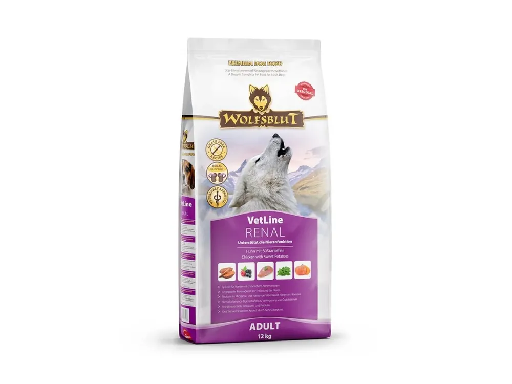 Actieprijs Wolfsblut VetLine RENAL problémy s LEDVIN