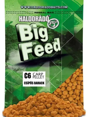 Koop Online Haldorádó C6 Etetőpellet Csípős Barack 6 mm 800gr