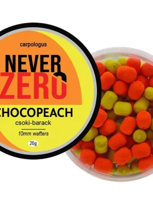 Never Zero Wafters Chocopeach - Csoki, barack Aanbieding