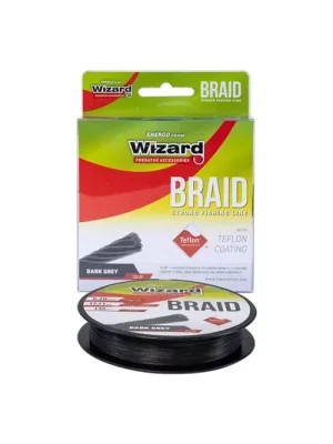 Merkproduct Wizard Braid Fluo Yellow Fonott Horgász Zsinór 0.20mm, 135m, 17.71kg