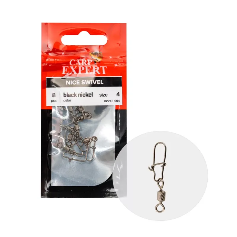 Voordeelprijs Carp Expert Hengeres (Nice) Forgókapocs 6-os