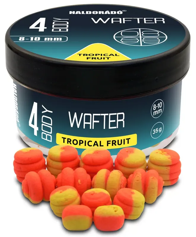 Lage Prijs HalHaldorádó 4 BODY Wafter - Tropical Fruit, 8-10mm