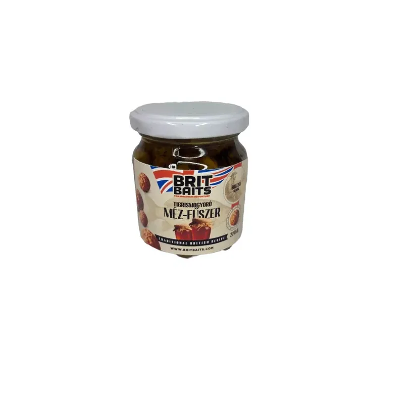 BritBaits Horgász Tigrismogyoró lében méz-fűszer 220ml Lage Prijs