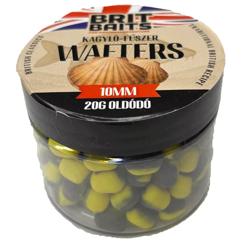 Koop Vandaag BritBaits Wafters Oldódó Kagyló-Fűszer 10mm