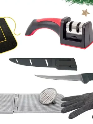 KARÁCSONYI HORGÁSZ BAJNOK HALTISZTÍTÓ SZETT Exclusieve Aanbieding