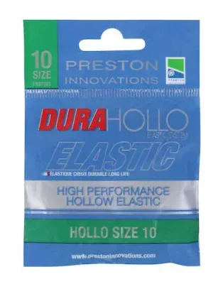 Dagaanbieding PRESTON Dura Hollo Elastic rakós gumi - Size 10 - Geen (zöld 1,8mm)