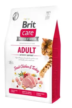 Brit Care Cat GF Adult Activity Support 2kg Seizoensaanbieding