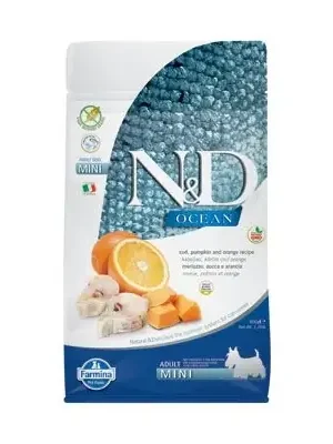Bestseller N&D OCEAN DOG Adult Mini Codfish&Pumpkin&Orange 800g