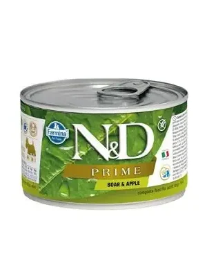Bestel Nu N&D DOG PRIME Adult Boar & Apple 140g
