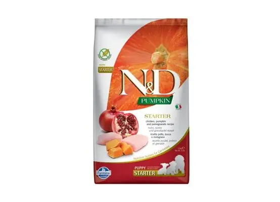 Beperkte Voorraad N&D Pumpkin DOG Puppy Starter Chicken&Pomegranat 2,5kg