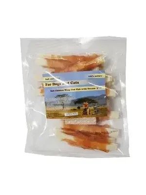 Finale Uitverkoop Pochoutka Tresčí plátky s kuřecím masem měkké 250g