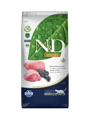 Beste Prijs N&D PRIME CAT Adult Lamb & Blueberry 5 kg