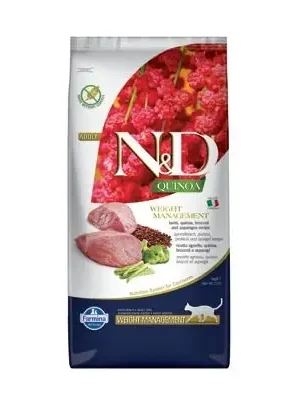 Bestel Nu N&D Quinoa CAT Weight Management Lamb & Broccoli 5kg