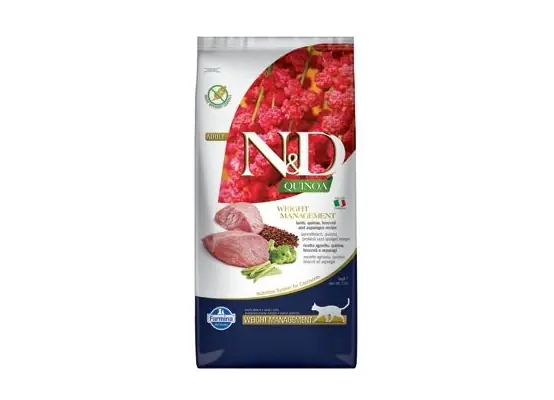 Bestel Nu N&D Quinoa CAT Weight Management Lamb & Broccoli 5kg