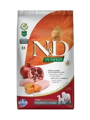 Betaalbaar N&D Pumpkin DOG Adult M/L Chicken&Pomegranate 12 kg