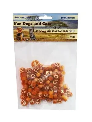 Dagaanbieding Pochoutka Mini roláda kuře a treska měkká 80g