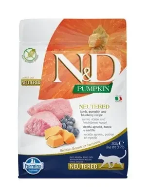 Veilige Betaling N&D Pumpkin CAT Neutered Lamb & Blueberry 300g
