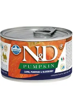Betrouwbaar N&D DOG PUMPKIN Adult Lamb & Blueberry 140g