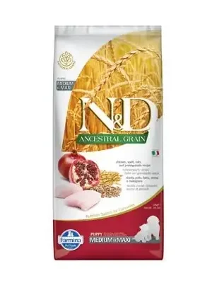 Speciale Aanbieding N&D LG DOG Puppy M/L Chicken & Pomegranate 2,5 kg