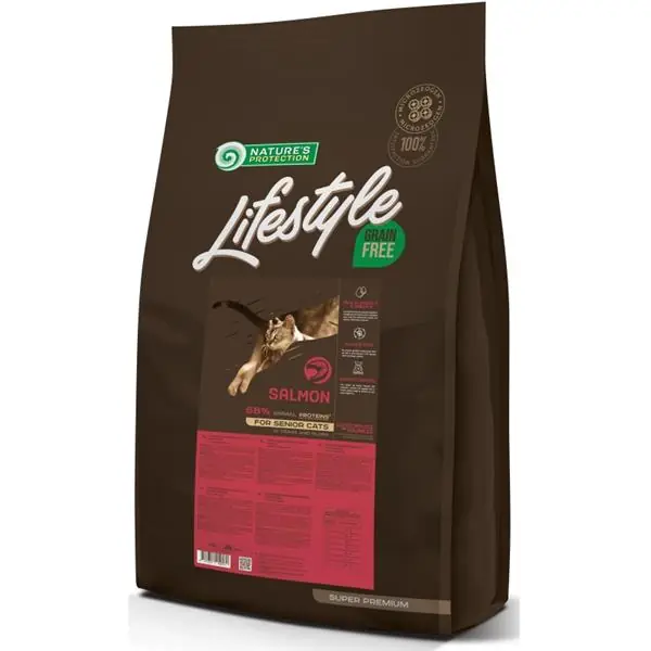 Nature‘s Protection Cat Dry LifeStyle GF Senior Salmon 7 kg Bestseller