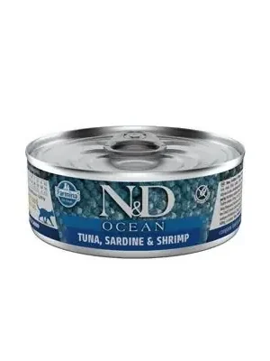 Speciale Aanbieding N&D CAT OCEAN Adult Tuna & Sardine & Shrimps 70 g
