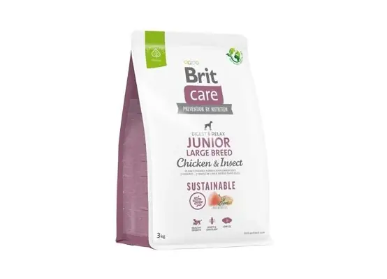 Koop Online Brit Care Dog Sustainable Junior Large Breed 3kg