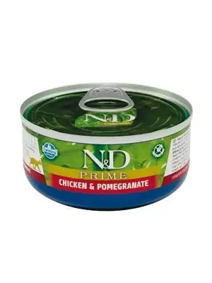 Dagaanbieding N&D CAT PRIME Adult Chicken & Pomegranate 70g