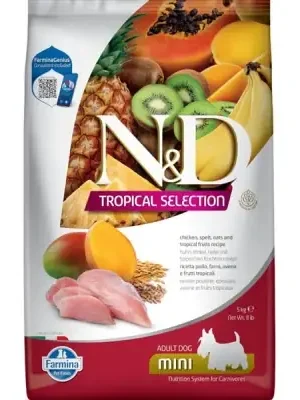Actieprijs N&D TROPICAL SELECTION DOG Adult Mini Chicken 5kg