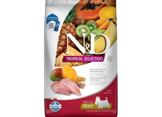 Actieprijs N&D TROPICAL SELECTION DOG Adult Mini Chicken 5kg
