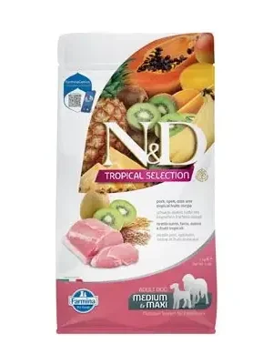 Uitverkoop N&D TROPICAL SELECTION DOG Adult M/L Pork 2kg