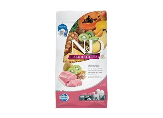 Uitverkoop N&D TROPICAL SELECTION DOG Adult M/L Pork 2kg