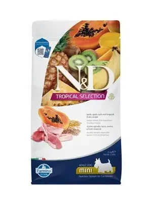 Uitverkoop N&D TROPICAL SELECTION DOG Adult Mini Lamb 1,5kg
