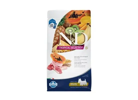 Uitverkoop N&D TROPICAL SELECTION DOG Adult Mini Lamb 1,5kg