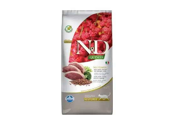Betaalbaar N&D Quinoa CAT Neutered Duck &Broccoli&Asparagus 5kg
