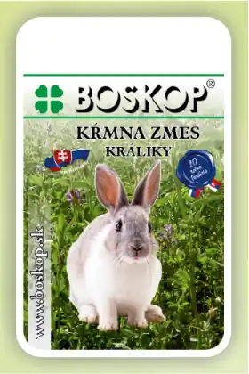 BOSKOP Krmná směs KRÁLÍCI bez kokcidiostatika 10kg Favoriet