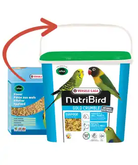 Premium VERSELE-LAGA NutriBird GOLD CRUMBLE Parakeets & Small Parrots 4kg