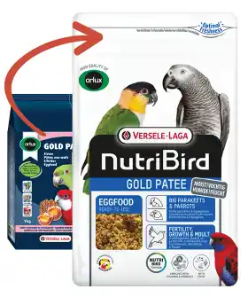 VERSELE-LAGA NutriBird GOLD PATEE Big Parakeets & Parrots 1kg Superprijs