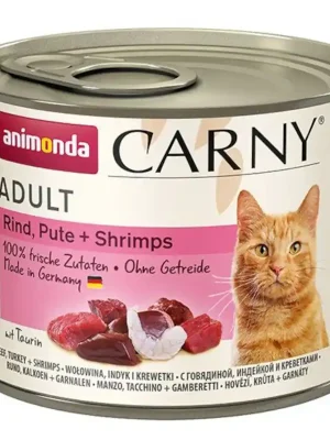 Animonda Carny cat konz. - hovězí, krůta, ráčci 200 g Dagaanbieding