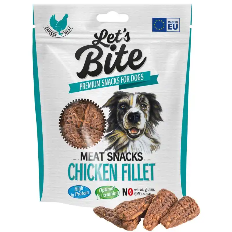 Direct Verzonden Let´s Bite Meat Snacks Chicken Fillet 300 g