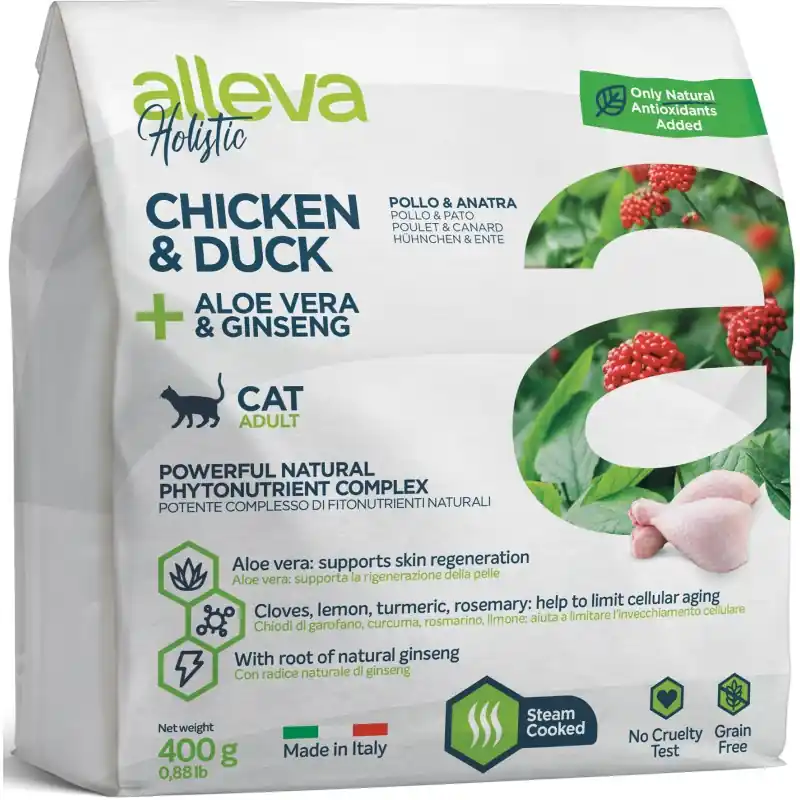 ALLEVA HOLISTIC Cat Dry Adult Chicken&Duck 400g Beste Prijs