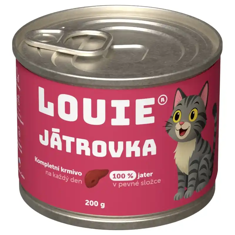 Aanbieding Louie pro kočky játrovka 200 g