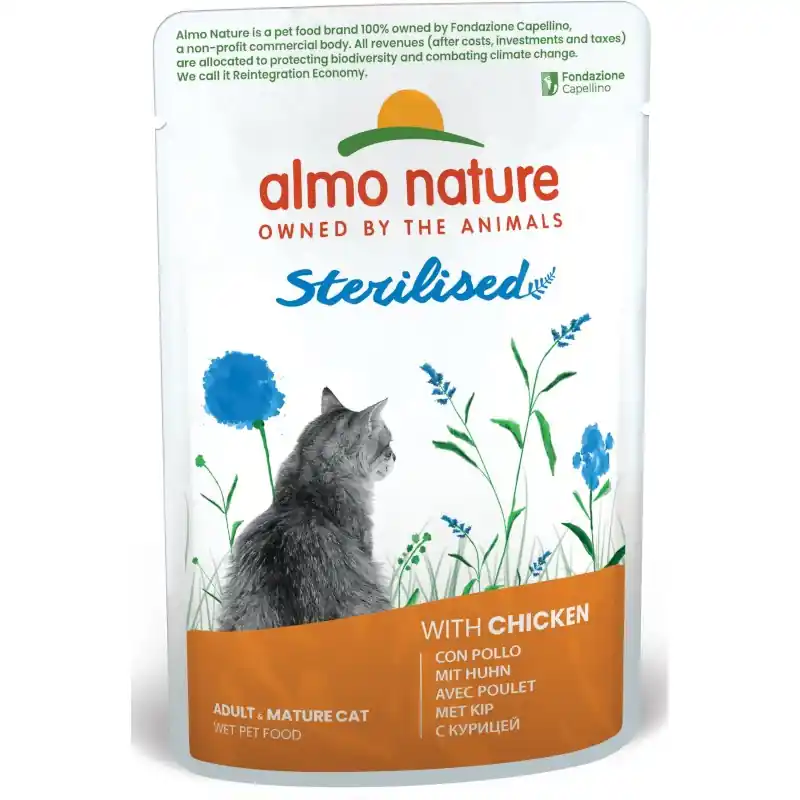 Almo Nature Sterilised with Chicken 70 g Shop Nu