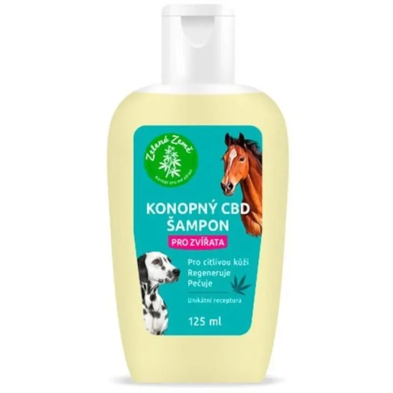 Zelená země CBD šampon pro zvířata 125 ml Bestseller