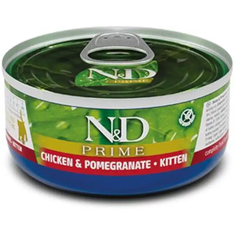 Rechtstreeks Van De Fabrikant N&D PRIME Cat Chicken & Pomegranate Kitten 70 g