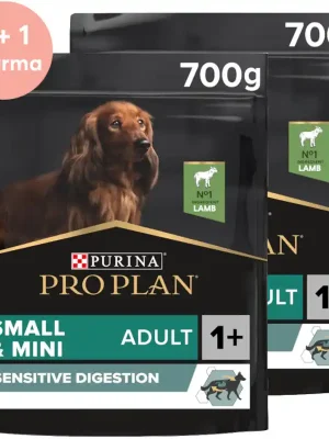 Must-Have Pro Plan Small & Mini Adult Sensitive Digestion jehně 700 g 1 + 1 zdarma