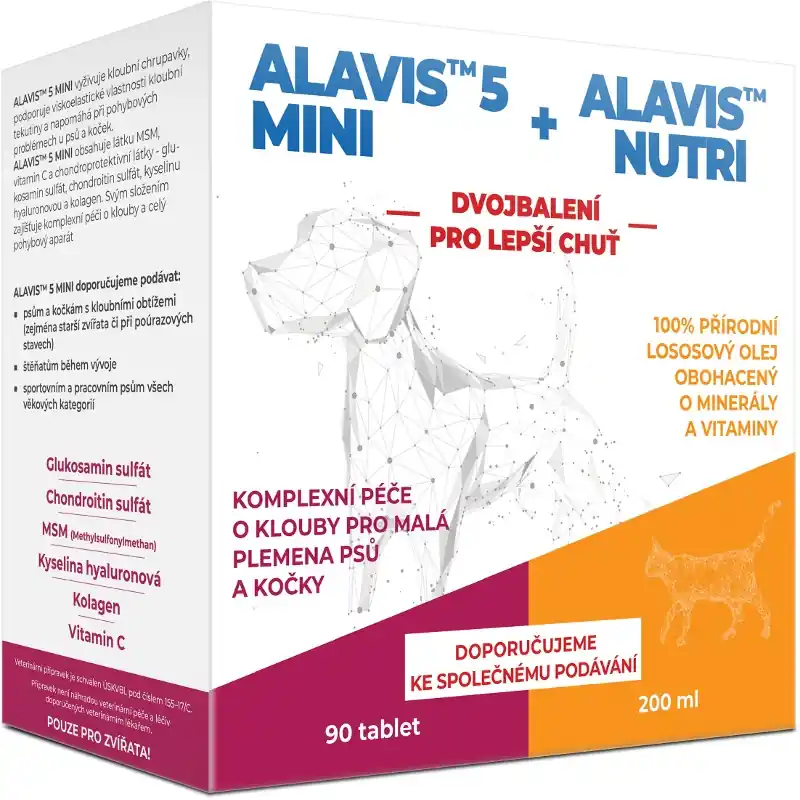 Dvojbalení Alavis 5 mini 90 tablet + Alavis Nutri 200 ml Shop Nu