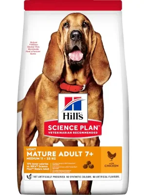 Hill‘s Science Plan Canine Mature 7+ Light Medium Chicken 14 kg Shop Nu