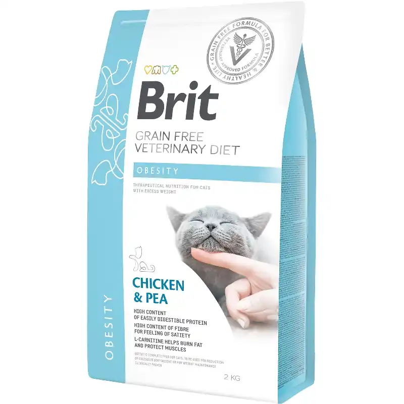 Brit GF Veterinary Diets Cat Obesity 2 kg Shop Nu